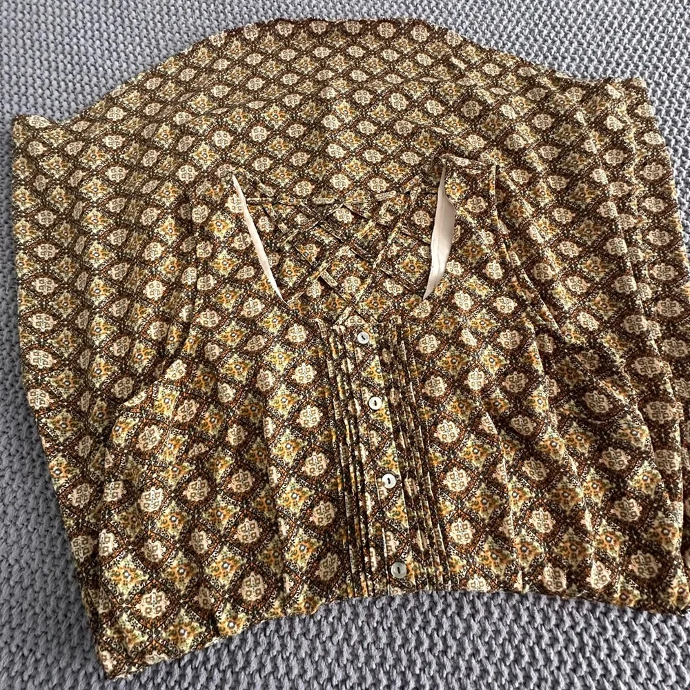 Daniel Rainn Brown and Cream Floral Fit-and-Flare Dress - Picture 5 of 8